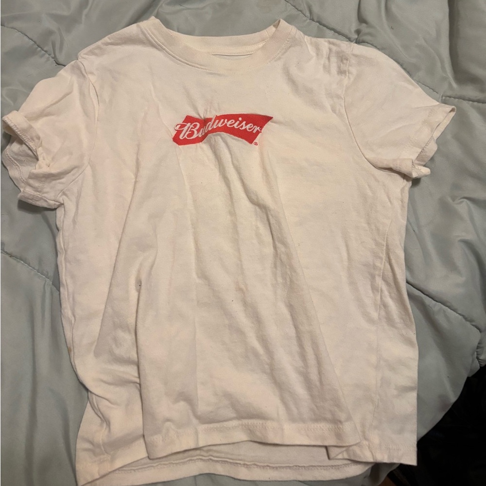 Budweiser White Tee
